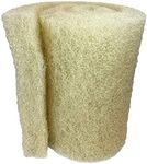 Aquatic Experts Cream COARSE Pond Filter Pad - 2 inch Thick - Bulk Roll Water Garden Filter Pond Media - Made in USA, (12" x 36")