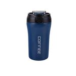 Wosta Travel 2 in 1 Vacuum Mug Insulated Hydra Coffee Mate Stainless Steel Travel Mug - Spill Proof - hot and Cold with Lid and Reusable Straw (400 Ml with 2 Drink Way)