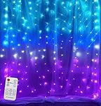 Curtain Lights Teal Blue Purple Omb