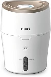 Philips Séries 2000 Humidificateur d'Air - Humidificateur Pièce 38m², NanoCloud, 2 Vitesses, Réservoir de 2L (HU4811/10), 220-240V || 50/60Hz || 15W