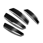 CAR Urethane Slim Door Edge Guards Door Protector Guard Molding x4pcs (Black)