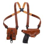 Galco International Miami Classic Shoulder System for Glock 17, 22, 31 (Tan, Right-Hand)