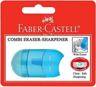 Faber-Castell Combi 1 Hole Sharpener and Eraser, (81-183692)