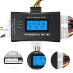 APKLVSR 20/24 4/6/8 PIN LCD Computer Power Tester PC Power Supply Tester with LCD Display for ATX/ITX/IDE/HDD/SATA/BYI Connectors