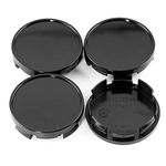 GTOWNWORKS 4PCS 63mm 2.48in Wheel Center caps Compatible with RAM Pickup Dakota Avenger 1500 2003-2016 2008-2010 2008-2014 Black OD:63MM ID:59MM