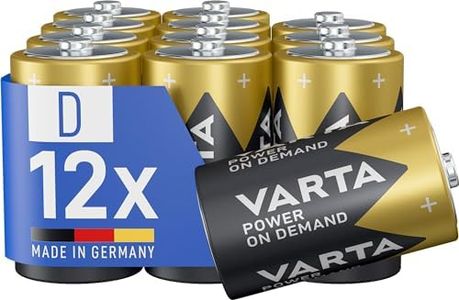 VARTA Pilas D Mono, paquete de 12, Power On Demand, alcalinas, para accesorios de ordenador, paquete de almacenamiento, flexibles, potentes, para Smart Home, Made in Germany