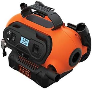 Black & Decker BDCINF18N-QS - Inflador de Aire CA/CC para 230V/12V/18V