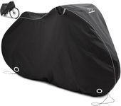 TeamObsidian Bike Cover - Waterproof Outdoor & Indoor Bicycle Storage For 1 to 3 Bikes - Heavy Duty Ripstop 210D Tent Material - Stationary Electric Bike Protection for All Seasons