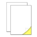 50 Sheets - Sticker Paper for Printer A4, Laser/Inkjet Printable - 297 x 210mm