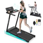 Mobvoi Home Treadmill Ultra 3 in 1 Walking Pad with Foldable 6% Incline for Home Office 2.5HP Walking Running Treadmill Holder for Cup Phone Laptop Large Running Area LED Display Speaker 12KMH 120kg