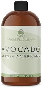 Avocado Oil - 100% Pure, Unrefined, Partially Filtered, Non-GMO, Vegan, Bulk Carrier - 16 oz - for Skin, Hair, Nails, Body, Face, DIY, Deep Hydration, Nourishing, Moisturizing - Packaging May Vary