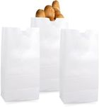 General GW8500#8 Paper Grocery Bag, 35lb White, Standard 6 1/8 x 4 1/6 x 12 7/16, (Case of 500 Bags)