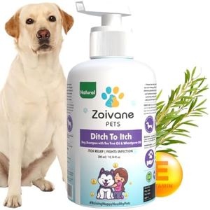 ZOIVANE Dog Shampoo | Ditch To Itch & Dog Anti Dandruff Shampoo - 200 Milliliter | Dog Shampoo Shih Tzu Puppy, German Shepherd, Labrador & Golden Retriever, Dogs Shampoo- Pack Of 1