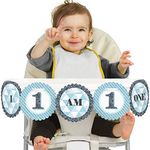 Big Dot of Happiness 1st Birthday Boy - Fun to be One - First Birthday High Chair Banner