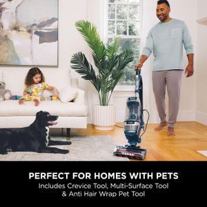 Shark Stratos XL Upright Vacuum – Navy Blue