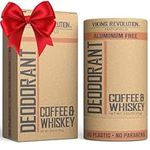 Viking Revolution - Deodorant for Men - Deodorant Men with Shea Butter, Tapioca Starch - Mens Deodorant Stain - Aluminum Free & Baking Soda-Free - Natural Deodorant for Men - Coffee-Whiskey - 75g