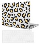 Compatible with MacBook Pro 13 inch Case 2012 2011 2010 2009 2008 Release A1278, Hard Plastic Pattern Protective Shell Case and Keyboard Cover Skin for 13" Mac Pro with CD-ROM, Leopard