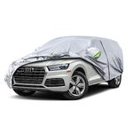 Koukou SUV Car Cover Custom Fit Audi Q5 2008-2024, Waterproof Car Cover All Weather for Automobiles Outdoor Indoor with Zipper Door, Sun Rain Dust Snow Protection.