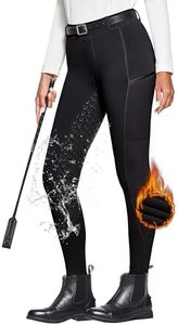 FitsT4 Sports Women Fleece Horse Riding Pants Full Seat Equestrian Breeches
