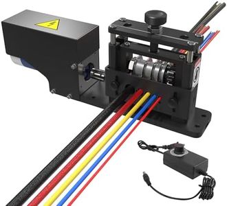 ILOKNZI Wire Stripper, Automatic Electric Wire Stripper Machine, 6 Channels 5 Carbide Blades, Efficiently Recycles Cables, Applies to Copper Wires, Power Tool for Electricians and Home Workshops