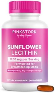 Pink Stork Sunflower Lecithin Supplement - 1200 mg - 60 Softgels