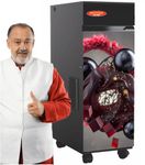 NAVSUKH Prima Plus Flour Mill with Free Cover, Automatic Domestic Flour Mill with Stainless Steel Grinder, Hopper and Container, Atta Chakki, Aata Maker, Ghar Ghanti for Home