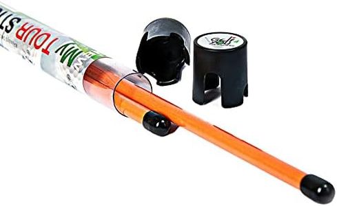 Allenamento di Golf | Set di 2 Bastoncini di allineamento da Golf Arancioni | Bonus: 2 Connettori| Taglia Unica 98 cm | Uno Strumento Multifunzionale Essenziale per Le tue sessioni di Pratica di Golf