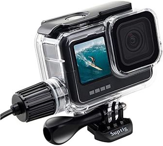 Suptig Waterproof Housing Case Waterproof Case Dive Case Charging Case Compatible for Gopro Hero 13 Hero 12 Hero 11 Hero 10 Hero 9 Black Waterproof 164Ft