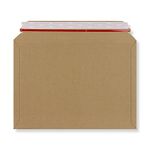 Cardboard Envelopes/Capacity Book Mailers 234 mm x 334 mm (A4) 400gsm - by Greener Route - Peel and Seal, Rip and Strip Open - Rigid Card Pocket for Royal Mail Large Letter Posting (25)