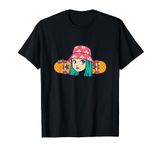 Skater Girl Skaters Having Fun Gift For Girl Skateboarders T-Shirt