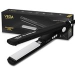 VEGA PROFESSIONAL Pro Keramic Shine Hair Straightener with Ultra Fast 20 Sec Heat Up, Ceramic Coated Nano Titanium Floating Plates & Adjustable Temperature (VPPHS-05)