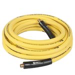 WYNNsky Hybrid Air Hose 3/8 in X 25ft, 1/4"MNPT Fittings, 300 PSI Max Working Pressure,Non-Kinking, Lightweight, Flexible in Extreme Cold Weather, Excellent UV, Oil and Abrasion Resistant