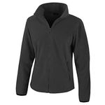 Result Women's R220F Fashion Fit Outdoor Fleece - Black, X-Small/Size 8