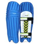 Snaga Cricket Batting Legguard RH Pad, Moulded (Blue, Men)