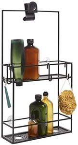 Umbra Cubiko Shower Caddy, Black Metal Shower Caddy Over The Shower Head Bath