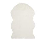 Safavieh Sheep Skin Collection SHS211A Handmade White Area Rug, 4 feet by 6 feet (4' x 6')