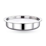 Maxima Triply Cookware Stainless Steel Shallow Tope 22cm,1.8 - Fast Cooking, Trendy Design, Different Sizes - The Best Triply Cookware in India