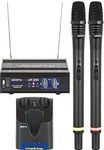 VocoPro UHF-3205 UHF-Dual Channel Rechargeable Wireless Microphone System, 21.00 x 21.00 x 23.00