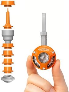 GIGA Pump Air 1oz Ultra-Mini Air Pump for Inflatables, Micro Portable Air Mattress Pump for Pool Floats Air Bed Air Mattress (Orange)