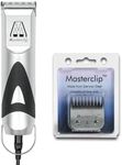 MASTERCLIP Golden Retriever Dog Clippers, Mains Powered Professional Grooming Set with 2 x Premium A5 Blades (10 & 4 Skip), Ideal for Clipping Dogs with a Dense, Double Coat