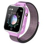 Kids Smart Watch for Girls Boys - Smart Watch for Kids Watches for 4-12 Years with 24 Puzzle Games Alarm Clock Music Player Camera Calculator Torch Children Learning Toys Teens Birthday Gifts (Purple)