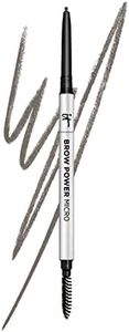 IT Cosmetics Brow Power Micro-fine Eyebrow Pencil - Universal Taupe | Smudge-proof Natural-looking Brows, with Biotin to Promote Hair, Great for Thin Sparse + Full Brows, For All Skin Tones