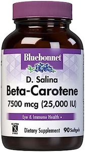 BlueBonnet Mixed Beta-Carotene 25000 IU Soft Gels, Redish Brown, 90 Count