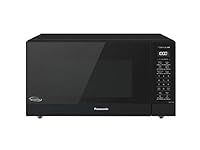 Panasonic NNST75LB Family Size Genius Cyclonic Inverter 1200 W Microwave Oven, Black, 1.6 cuft