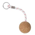 AB Tools 52mm Floating Cork Ball Keyring Key Float Boat Fishing Sailing Buoyant Keys Ring