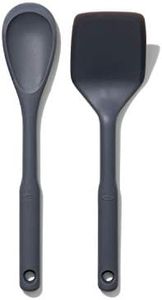 OXO Good Grips 2-Piece Silicone Utensil Set,Gray,One size