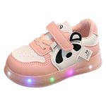 Baby Shoes Boys and Girls Walking Shoes Comfortable and Fashionable Shoes 5 Toddler Shoes Little Girl Light up Shoe Pink