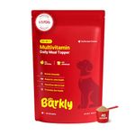 Barkly 25-in-1 Multivitamin Meal Topper for Dogs | Daily Dog Supplement with Probiotics & Omega 3 | Gut, Skin, Joint & Immunity Support | Gluten Free | No Artificial Preservatives | Vet Approved