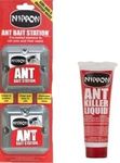 Acense Ant Killer Bait Station, Insect Repellent, Ants Killer, Pest Control, Let Ants Destroy Their Nests and Other Ants, Perfect for Outdoor and Indoor (Nippon Bait Station + Ant Gel)