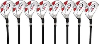 Petite Senior Womens Majek Golf Clubs All Ladies Hybrid Complete Full Lightweight Graphite Set Includes: #3, 4, 5, 6, 7, 8, 9, PW. Right Handed Senior Lady Flex Clubs Perfect for Ladies 4'10" to 5'3"